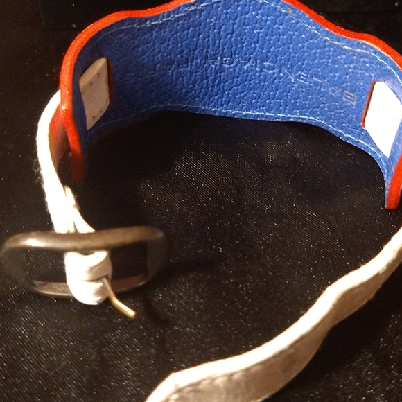 Balenciaga paris multi colored leather bracelet - Picture 15 of 16